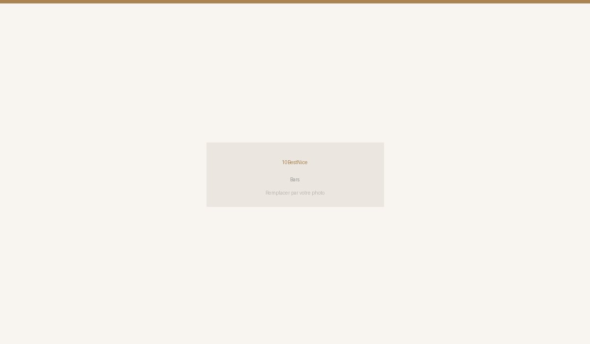 Bars & Cocktails Nice