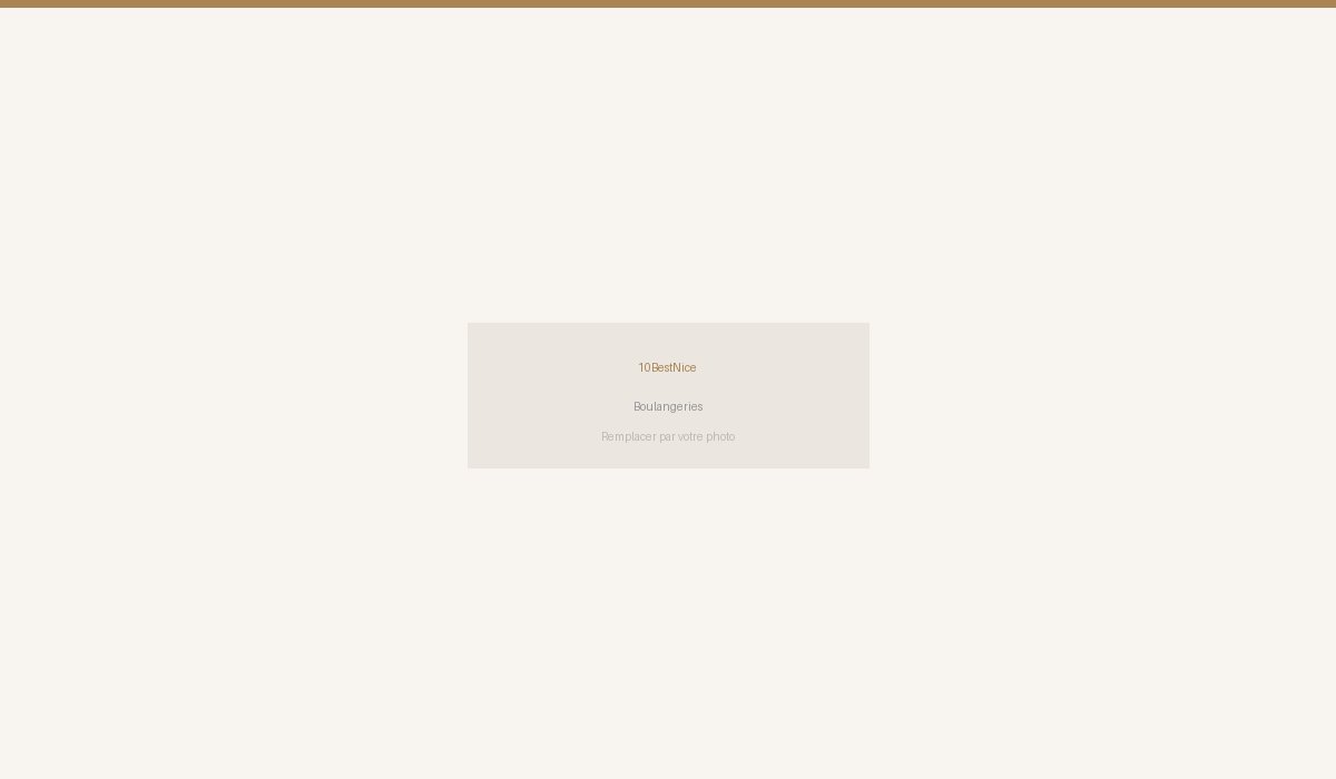 Boulangeries & Pâtisseries Nice